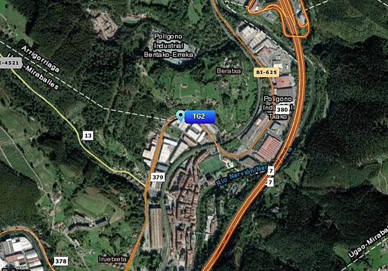 Un accidente en Ugao-Miraballes obliga a cortar la BI-625 durante una hora